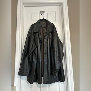 Harbor Bay 100% Men’s Black Leather Jacket